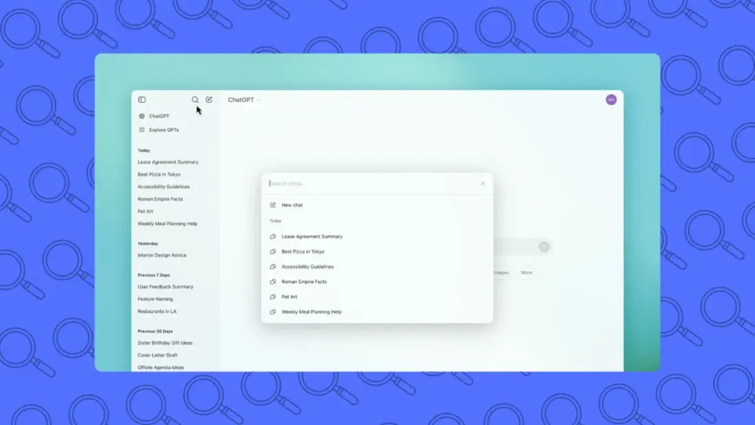 ChatGPT's New Search Tool Finds Old Chats, Files, and Images in One Place