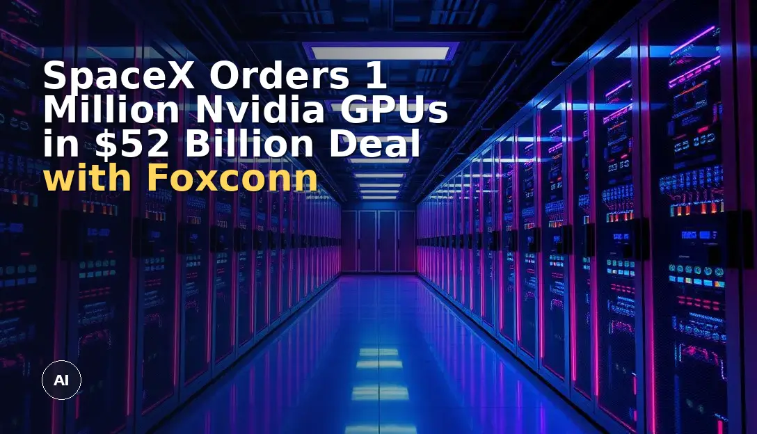 SpaceX Orders 1 Million Nvidia GPUs in $52 Billion Deal with Foxconn