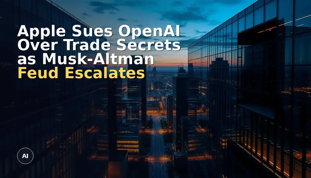 Apple Sues OpenAI Over Trade Secrets as Musk-Altman Feud Escalates