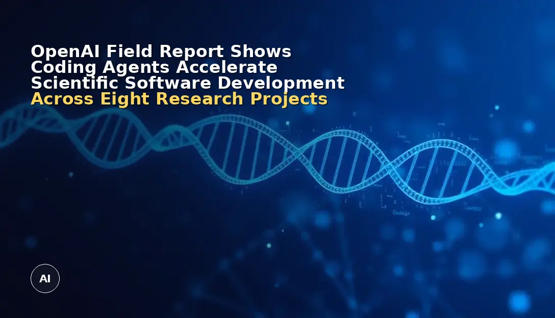 OpenAI Field Report Shows Coding Agents Accelerate Scientific Software Development Across Eight Research Projects