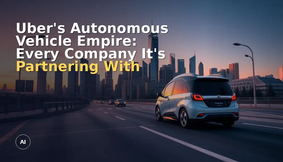 Uber's Autonomous Vehicle Empire: Every Company It's Partnering With