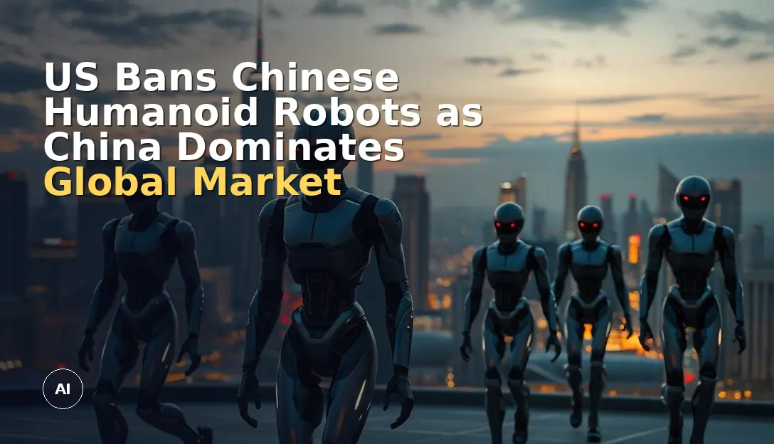 US Bans Chinese Humanoid Robots as China Dominates Global Market
