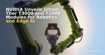 NVIDIA Unveils Jetson Thor T3000 and T2000 Modules for Robotics and Edge AI