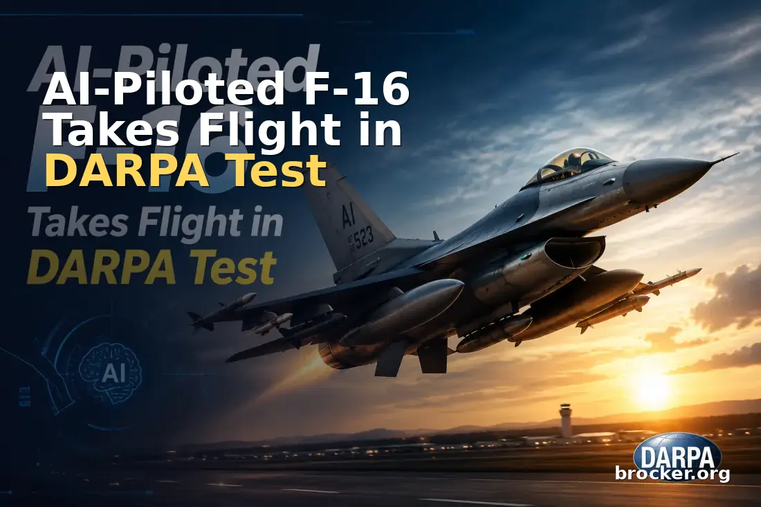 AI-Piloted F-16 Takes Flight in DARPA Test