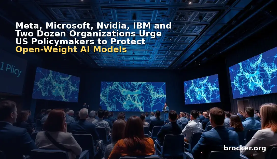 Meta, Microsoft, Nvidia, IBM and Two Dozen Organizations Urge US Policymakers to Protect Open-Weight AI Models