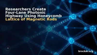 Researchers Create Four-Lane Photonic Highway Using Honeycomb Lattice of Magnetic Rods