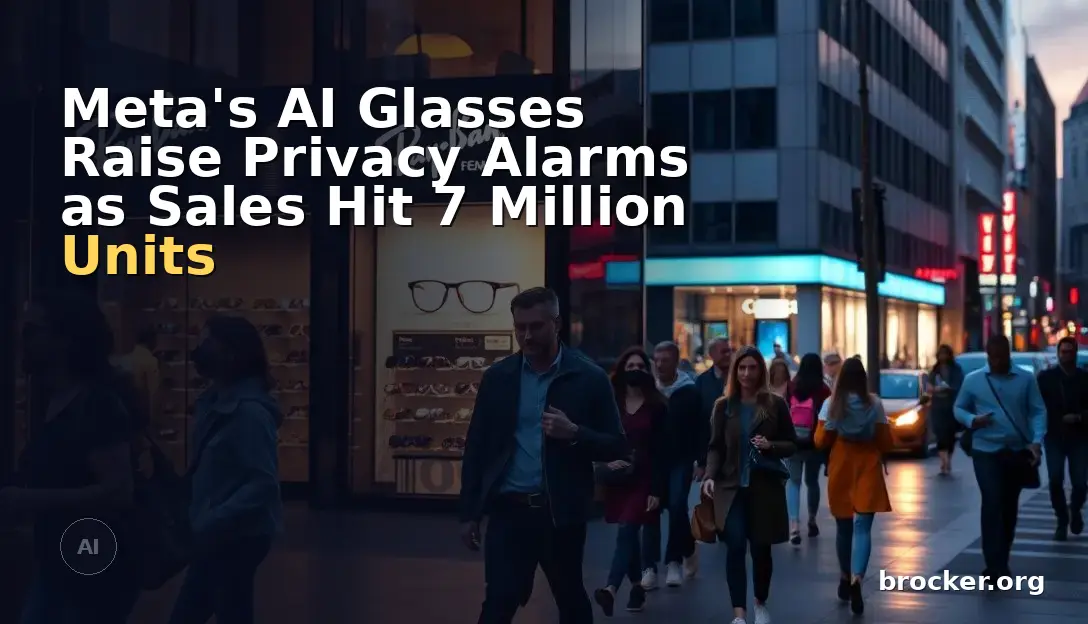 Meta's AI Glasses Raise Privacy Alarms as Sales Hit 7 Million Units