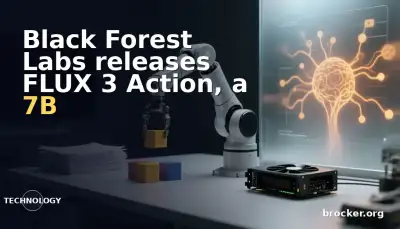 Black Forest Labs releases FLUX 3 Action, a 7B open-weight world action model for robot control